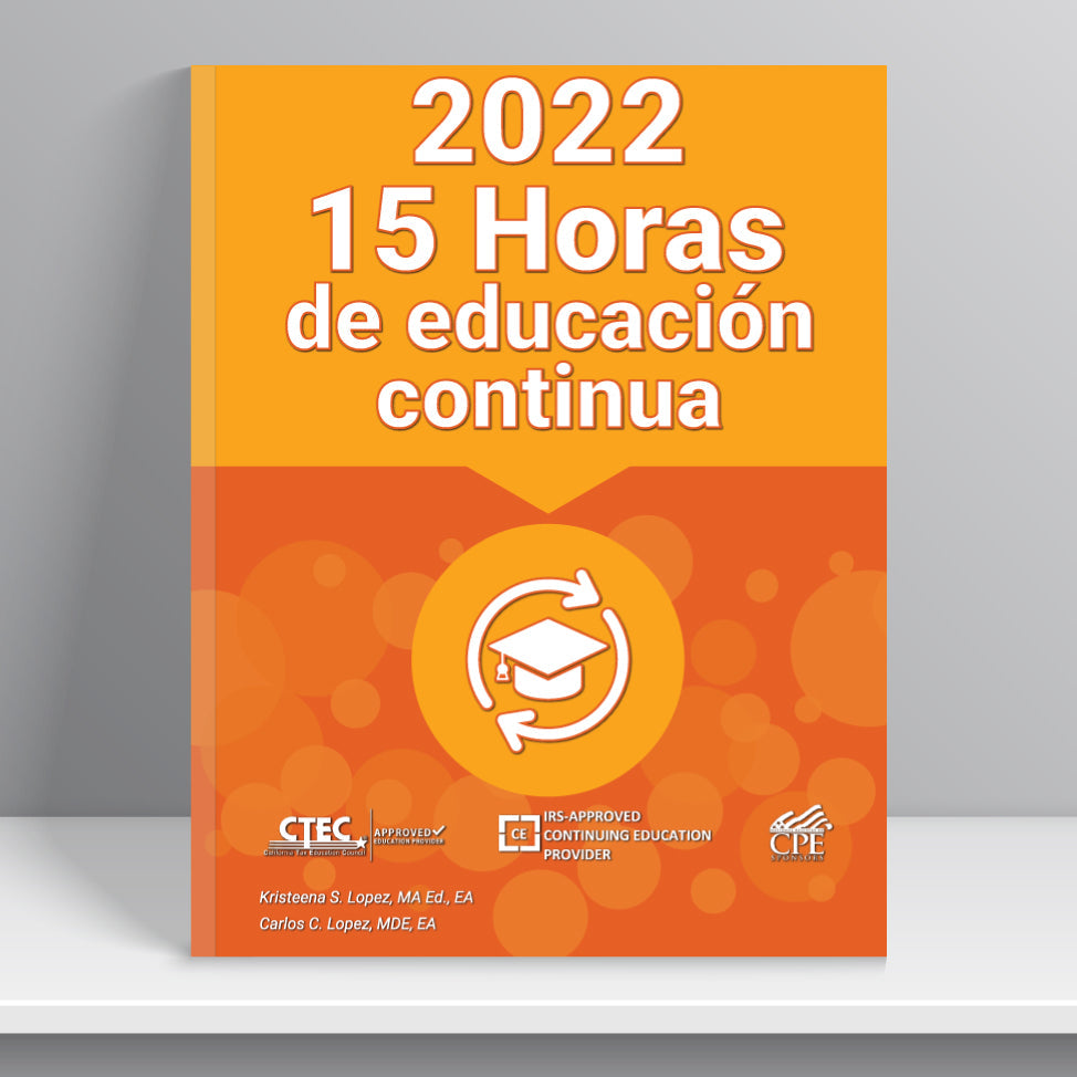 15 horas de educación continua