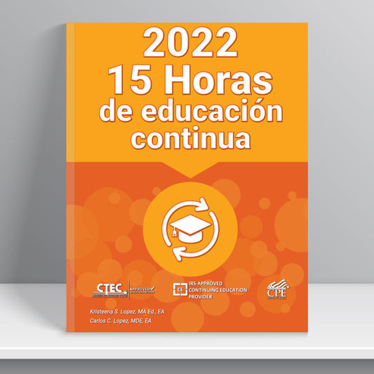 15 horas de educación continua